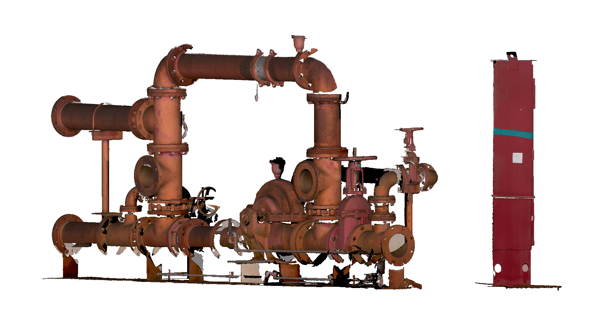 Scanned Model On-Site - X-Ray